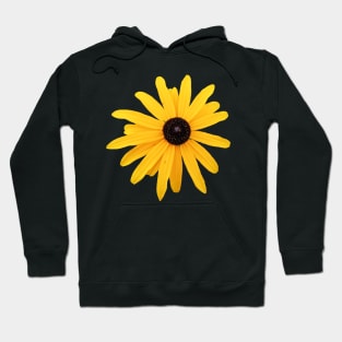 Yellow Flower Floral Photo Cutout Hoodie